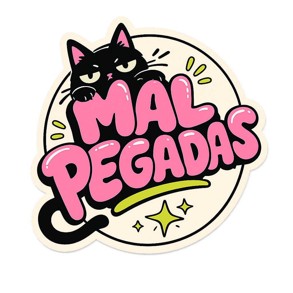 Logo de Mal Pegadas aplicado como sticker principal